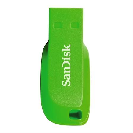 SanDisk FlashPen-Cruzer Blade 64 GB elektricky zelená; SDCZ50C-064G-B35GE