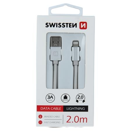 Swissten USB/Lightning 2m