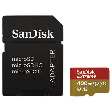 SanDisk Extreme micro SDXC 400 GB 160 MB/s A2 C10 V30 UHS-I U3