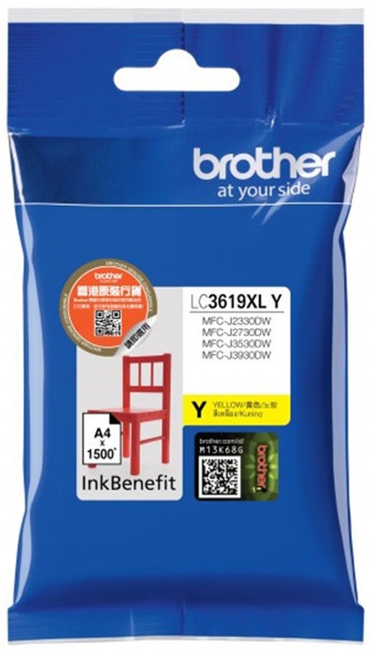 Brother - LC-3619XLY (inkoust yellow
