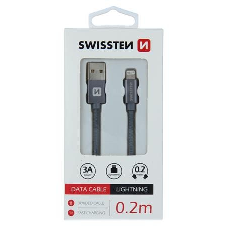 Swissten USB/Lightning 0.2m