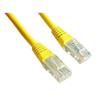 GEMBIRD Eth Patch kabel c5e UTP 3m žlutý; PP12-3M/Y