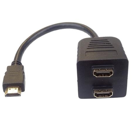 PremiumCord Adapter HDMI rozdvojka M - 2x F konektory; kphdma-6