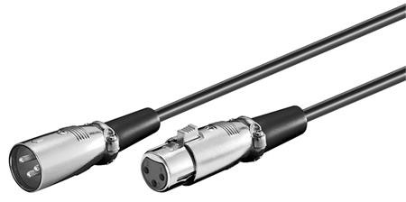 PremiumCord Kabel XLR-XLR M/F 6m; kjackxlr03