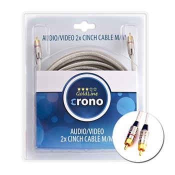 Crono kabel propojovací Cinch / Cinch - stereo