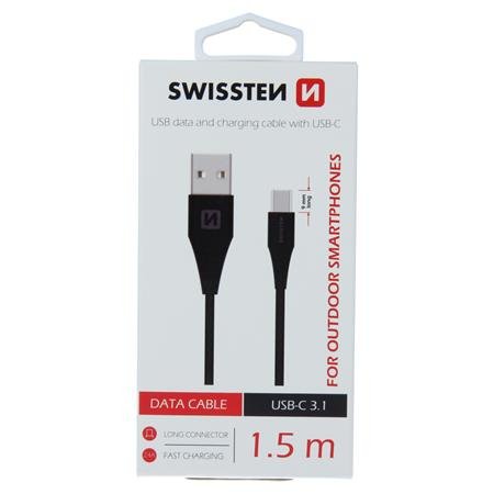 Swissten datový kabel USB / USB-C 3.1
