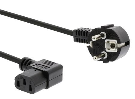 PremiumCord Kabel síťový 230V k počítači 2m