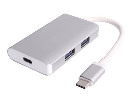 PremiumCord USB3.1 hub 2x USB3.0 + PD charge