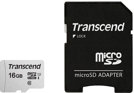 Transcend MicroSDHC karta 16GB 300S