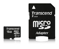 Transcend MicroSDHC karta 16GB Premium