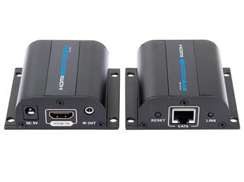 PremiumCord HDMI extender na 50m přes jeden kabel Cat6/Cat6a/Cat7; khext60