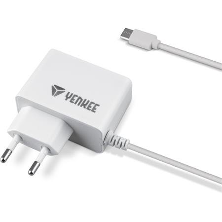 Yenkee YAC 2017WH micro USB nabíječka 2A; YAC 2017WH
