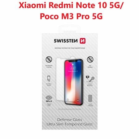 Swissten ochranné temperované sklo Xiaomi Redmi Note 10 5G/POCO M3 PRO 5G RE 2