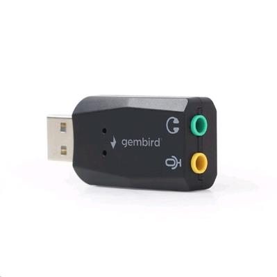 Adapter USB zvuková karta GEMBIRD Virtus Plus; SC-USB2.0-01