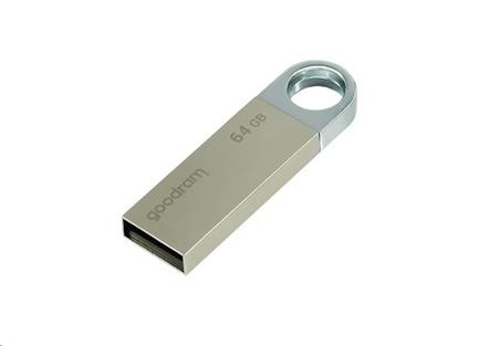 GoodRam Flash Disk UUN2 64GB USB 2.0 stříbrná; UUN2-0640S0R11