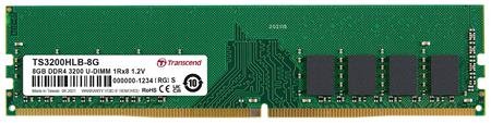 Transcend DIMM DDR4 8GB 3200MHz 1Rx8 1Gx8 CL22 1.2V; TS3200HLB-8G