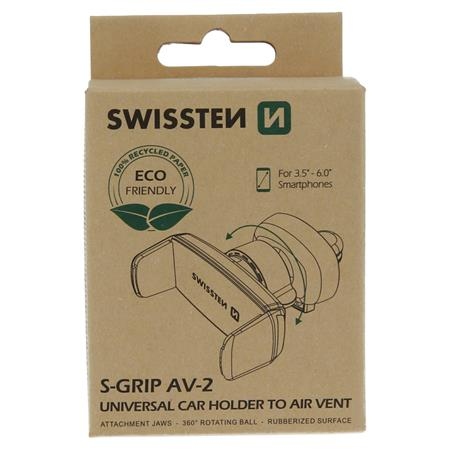 Swissten držák do ventilace auta s-grip av-2 (eco balení); 65010402ECO