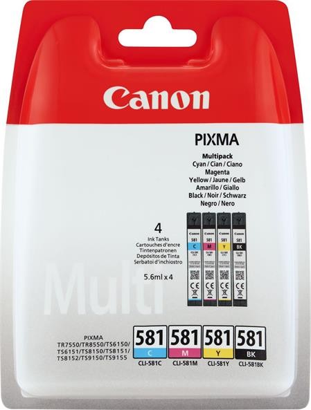 Canon PGI-580/CLI-581 BK/C/M/Y; 2078C005