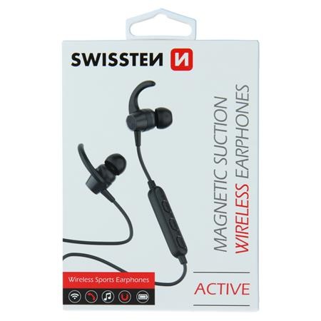 Swissten bluetooth Active - černá; 51105090