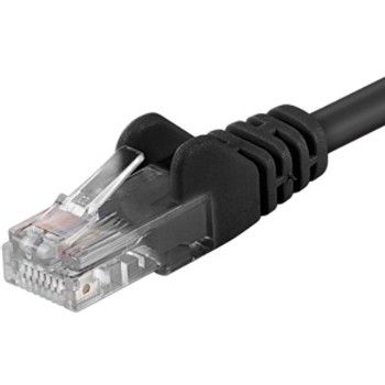 PremiumCord Patch kabel UTP RJ45-RJ45 CAT6 3m černá; sp6utp030C