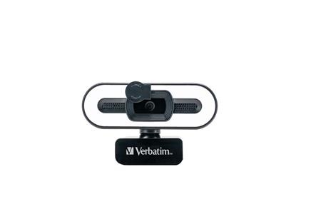 Verbatim USB webkamera s mikrofonem a osvětlením AWC-02 Full HD 1080p s automat. ostřením