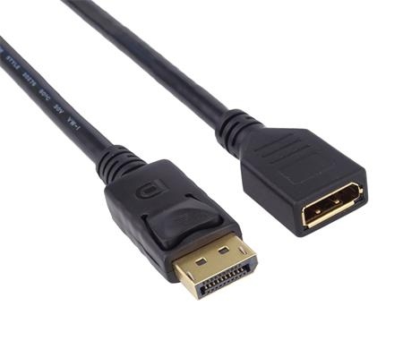 PremiumCord DisplayPort prodlužovací kabel M/F 3m; kportmf1-03