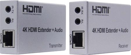 PremiumCord 4K HDMI extender na 100m přes Cat5e/Cat6