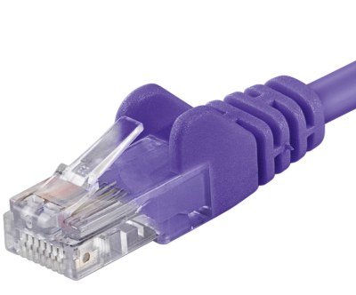 PremiumCord Patch kabel UTP RJ45-RJ45 CAT6 2m fialová; sp6utp020V