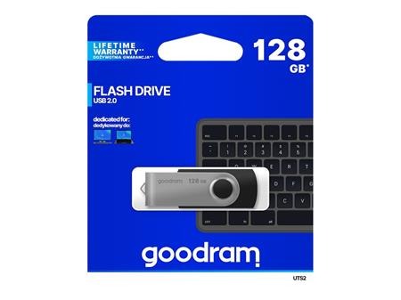 GoodRam UTS2 128GB USB 2.0 Black; UTS2-1280K0R11