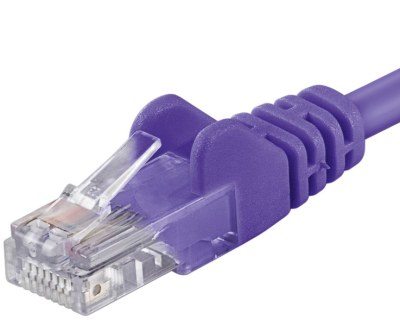 PremiumCord Patch kabel UTP RJ45-RJ45 level 5e 2m fialová; sputp02V