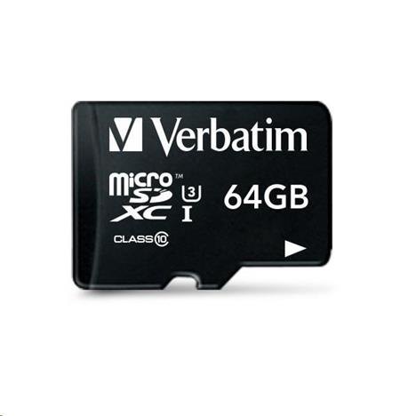 Verbatim MicroSDXC karta 64GB Pro
