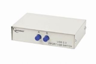 Gembird Data switch manuálni USB pro 2 zařízení; DSU-21