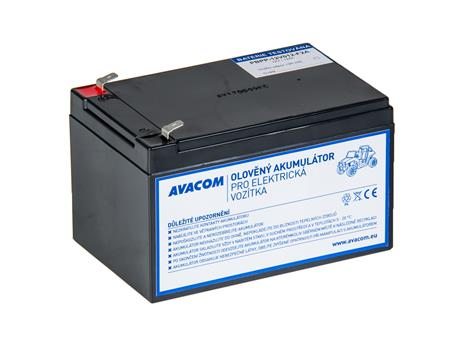 Náhradní baterie (olověný akumulátor) 12V 12Ah do vozítka Peg Pérego F2; PBPP-12V012-F2A