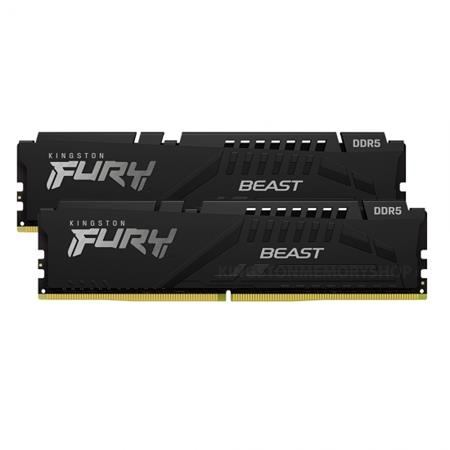 Kingston Fury Beast DIMM DDR5 16GB 6000MHz černá; KF560C40BBK2-16