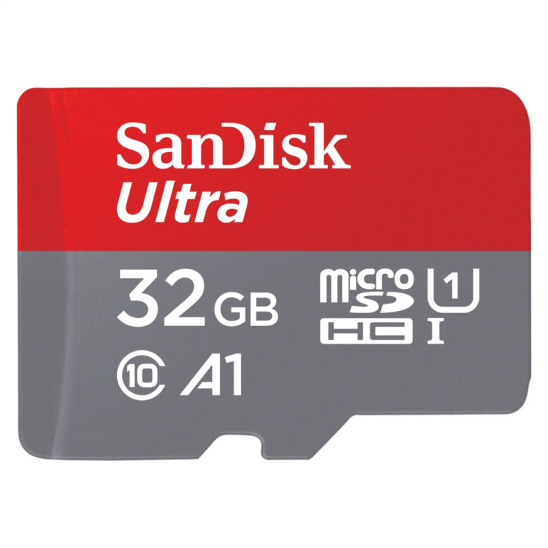 SanDisk Ultra microSDHC 32 GB 120 MB/s A1 Class 10 UHS-I; SDSQUA4-032G-GN6MA