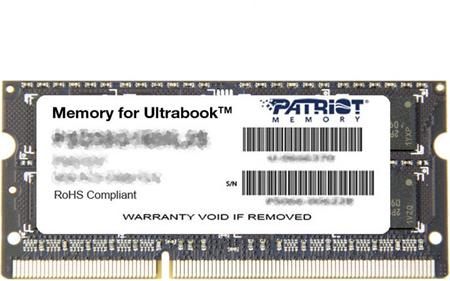 Patriot Signature Line 8GB DDR3L 1600 SODIMM ; PSD38G1600L2S