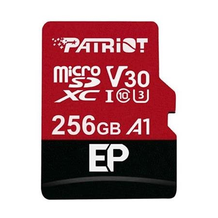 Patriot V30 A1 microSDXC - 256GB + adaptér; PEF256GEP31MCX