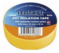 PremiumCord Izolační páska PVC 15/10 žlutá; zvpep05