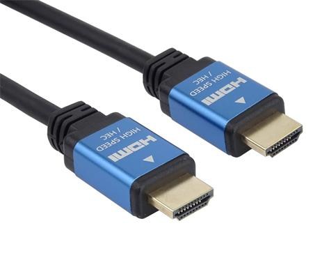 PremiumCord Ultra HDTV 4K@60Hz kabel HDMI 2.0b kovové+zlacené konektory 1m ; kphdm2a1