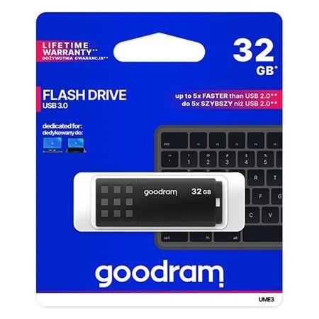 GoodRam UME3 32GB USB 3.0 Black; UME3-0320K0R11