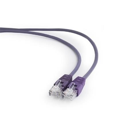 Patch kabel CABLEXPERT c5e UTP 0 25m VIOLET; PP12-0.25M/V