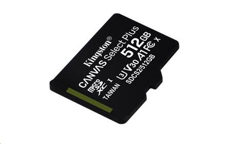 Kingston Canvas Select Plus microSD 512GB; SDCS2/512GBSP