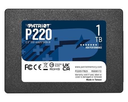 Patriot P220 1TB SSD / Interní / 2