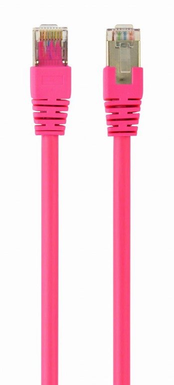 Patch kabel CABLEXPERT Cat6 FTP 1m PINK; PP6-1M/RO