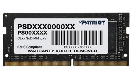 Patriot Signature 8GB DDR4 3200MHz / SO-DIMM / CL22 / 1