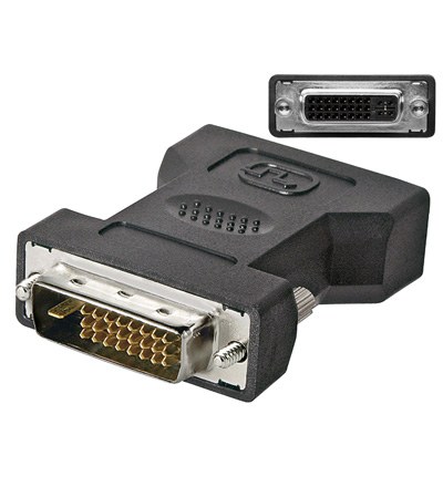 PremiumCord Adapter DVI-D (24+1) male  DVI-I (24+5) female; kpdva-4