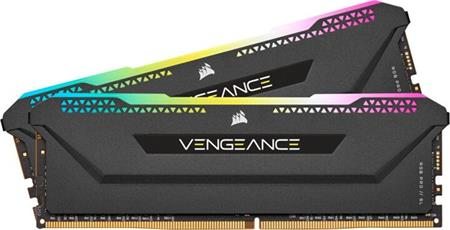 Corsair Vengeance RGB PRO SL/DDR4/32GB/3600MHz/CL18/2x16GB/RGB/Black; CMH32GX4M2D3600C18