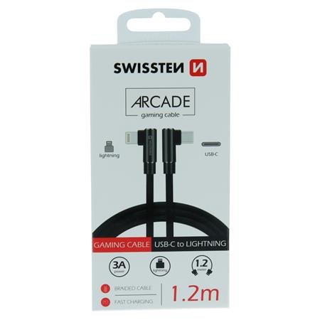 Swissten arcade USB-C / lightning 1