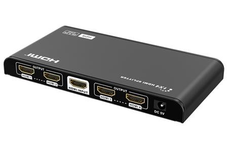 PremiumCord HDMI 2.0 splitter 1-4 porty
