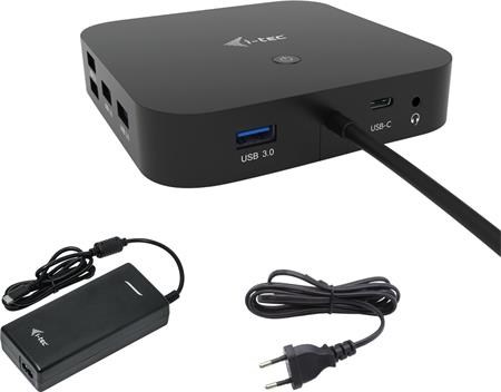 i-Tec USB-C HDMI DP Docking Station with Power Delivery 100 W + i-tec Universal Charger 112W; C31HDMIDPDOCKPD100